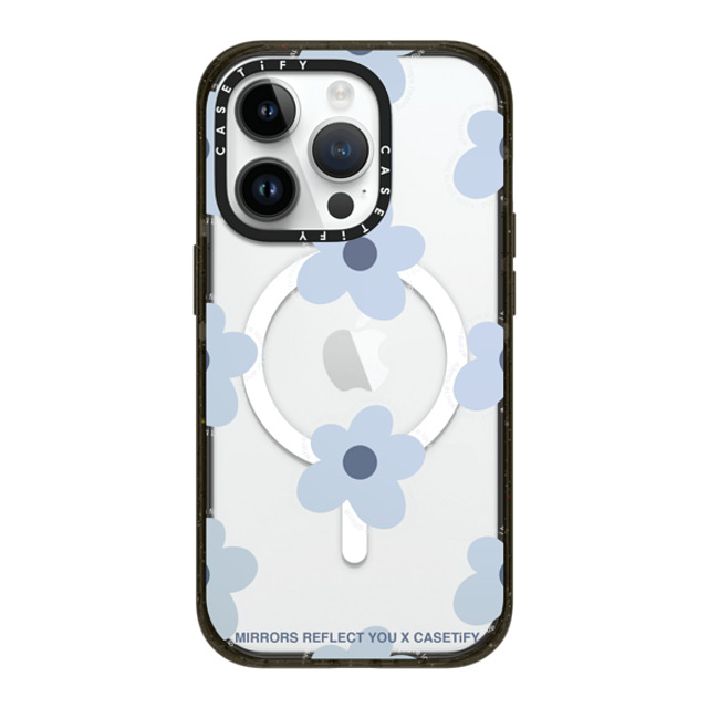 Mirrors Reflect You x CASETiFY iPhone 14 Pro ケース ブラック インパクトケース MagSafe対応 I Hope