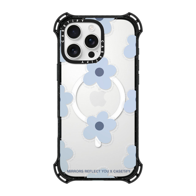 Mirrors Reflect You x CASETiFY iPhone 16 Pro Max ケース ブラック バウンスケース I Hope