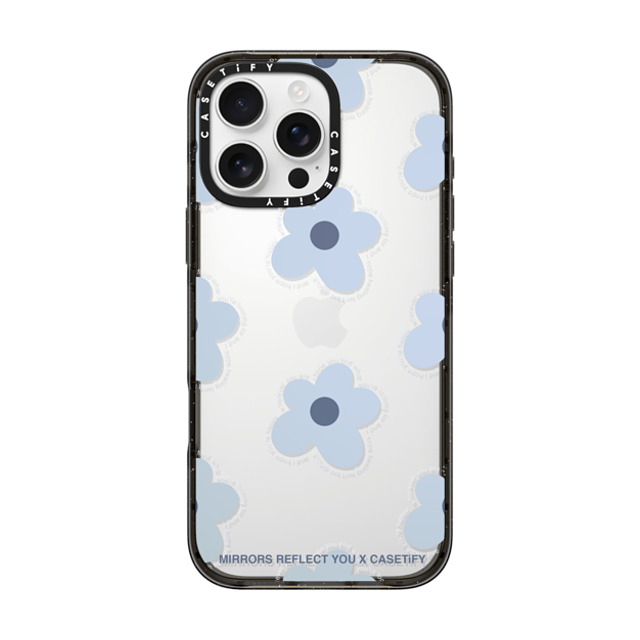 Mirrors Reflect You x CASETiFY iPhone 16 Pro Max ケース ブラック インパクトケース I Hope