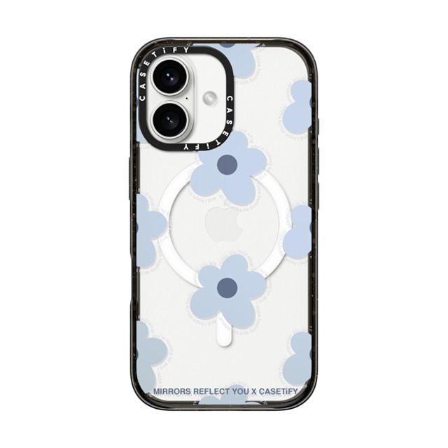 Mirrors Reflect You x CASETiFY iPhone 16 ケース ブラック インパクトケース MagSafe対応 I Hope