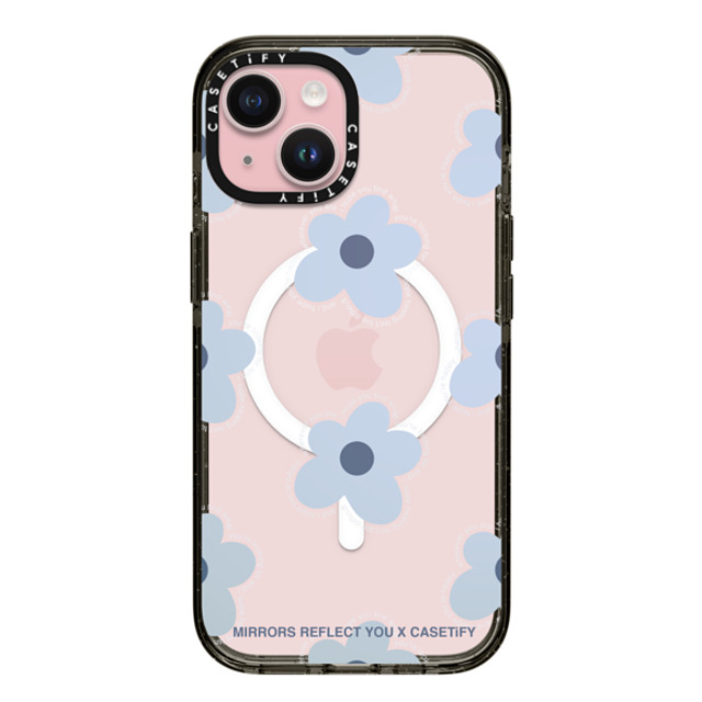 Mirrors Reflect You x CASETiFY iPhone 15 ケース ブラック インパクトケース MagSafe対応 I Hope