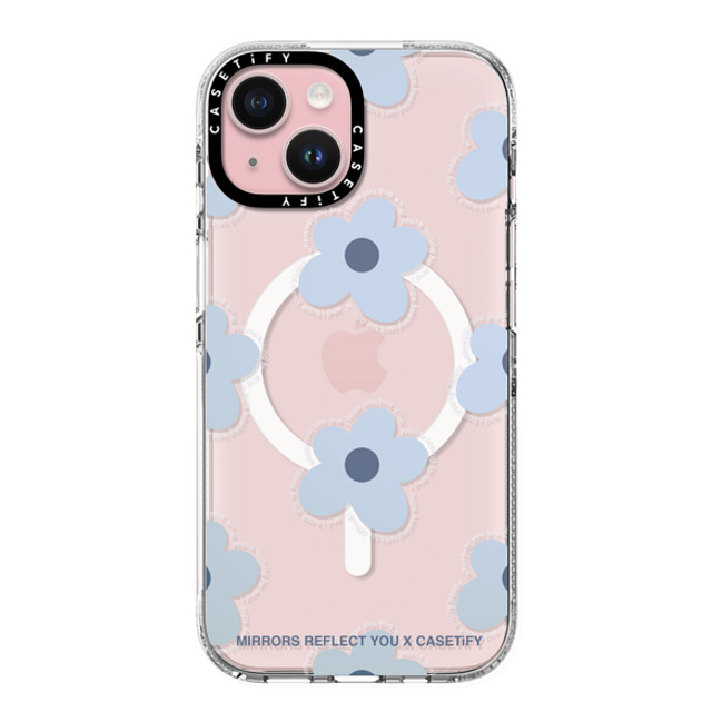 Mirrors Reflect You x CASETiFY iPhone 15 ケース クリア クリア ケース MagSafe対応 I Hope