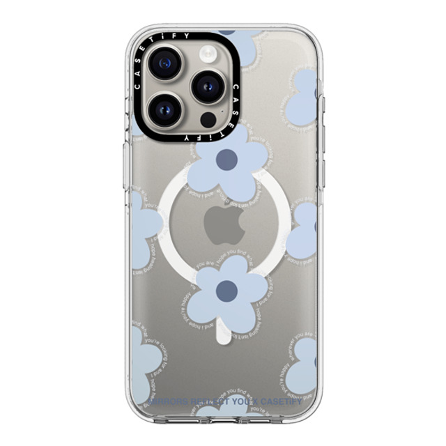 Mirrors Reflect You x CASETiFY iPhone 15 Pro Max ケース クリア クリア ケース MagSafe対応 I Hope