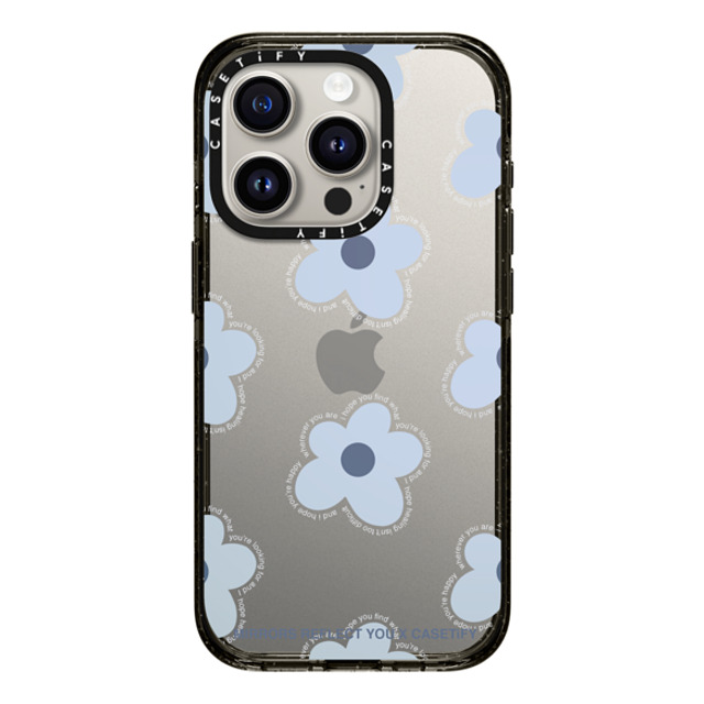 Mirrors Reflect You x CASETiFY iPhone 15 Pro ケース ブラック インパクトケース I Hope