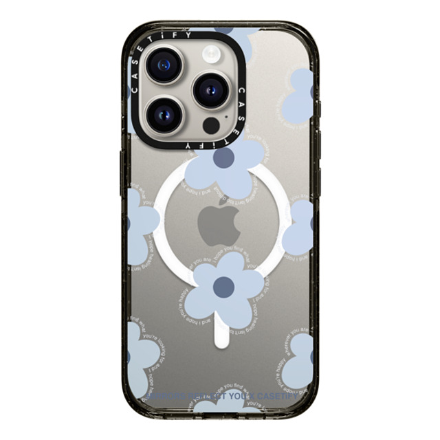 Mirrors Reflect You x CASETiFY iPhone 15 Pro ケース ブラック インパクトケース MagSafe対応 I Hope