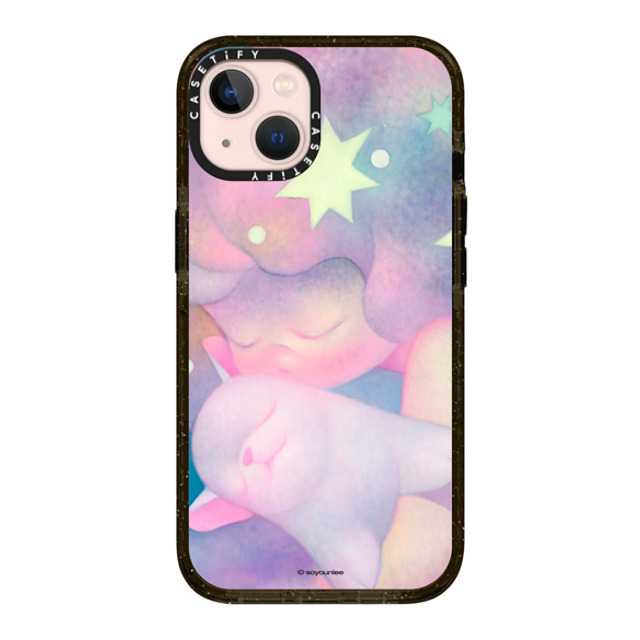 So Youn Lee x CASETiFY iPhone 13 ケース ブラック インパクトケース MagSafe対応 Solace