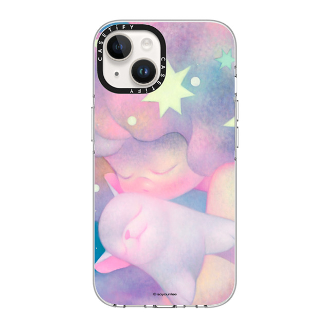 So Youn Lee x CASETiFY iPhone 14 Case Clear Clear Case MagSafe Compatible Solace So Youn Lee x CASETiFY iPhone 14 Case Clear Clear Case MagSafe Compatible Solace
