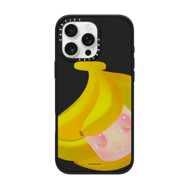 So Youn Lee x CASETiFY iPhone 16 Pro Max Case Fine Art Matte Black Impact Case MagSafe Compatible Banana Back to School So Youn Lee x CASETiFY iPhone 16 Pro Max Case Fine Art Matte Black Impact Case MagSafe Compatible Banana Back to School