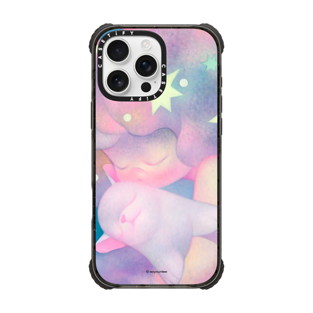 So Youn Lee x CASETiFY iPhone 16 Pro Max ケース Dog,Pastel ブラック ウルトラ インパクトケース MagSafe 対応 Solace Father's Day So Youn Lee x CASETiFY iPhone 16 Pro Max ケース Dog,Pastel ブラック ウルトラ インパクトケース MagSafe 対応 Solace Father's Day