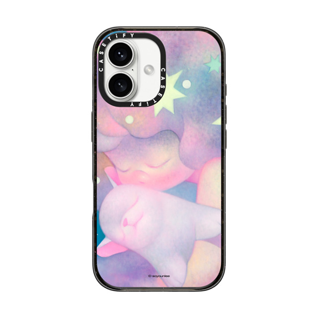 So Youn Lee x CASETiFY iPhone 16 ケース ブラック インパクトケース Solace