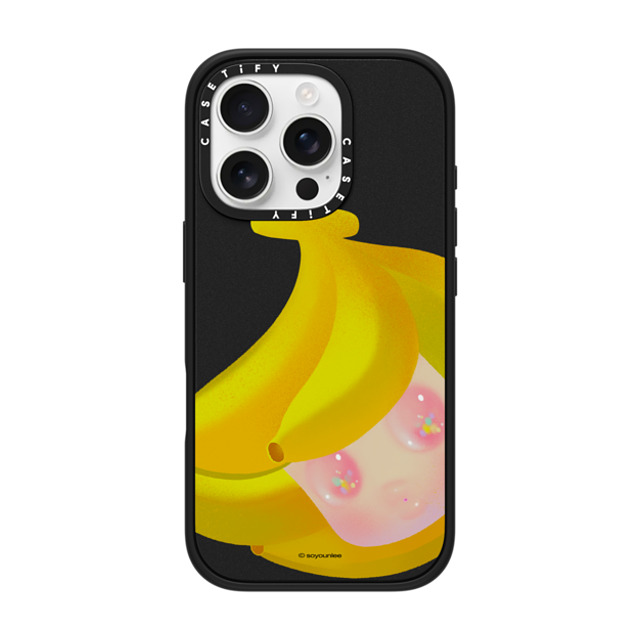 So Youn Lee x CASETiFY iPhone 16 Pro Case Fine Art Matte Black Impact Case MagSafe Compatible Banana Back to School So Youn Lee x CASETiFY iPhone 16 Pro Case Fine Art Matte Black Impact Case MagSafe Compatible Banana Back to School
