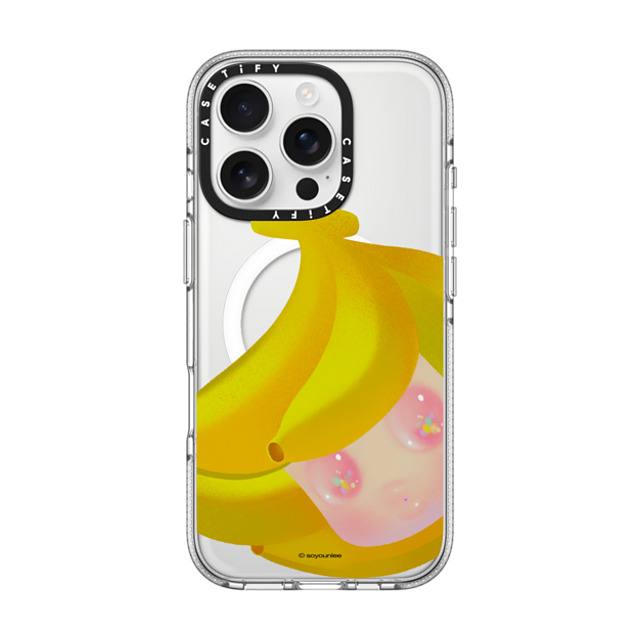 So Youn Lee x CASETiFY iPhone 16 Pro Case Fine Art クリア クリア ケース MagSafe対応 Banana Back to School So Youn Lee x CASETiFY iPhone 16 Pro Case Fine Art クリア クリア ケース MagSafe対応 Banana Back to School