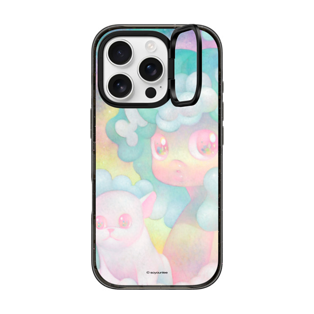 So Youn Lee x CASETiFY iPhone 16 Pro ケース Pastel,Fine Art ブラック インパクトリングスタンドケース MagSafe対応 Never Alone Father's Day So Youn Lee x CASETiFY iPhone 16 Pro ケース Pastel,Fine Art ブラック インパクトリングスタンドケース MagSafe対応 Never Alone Father's Day