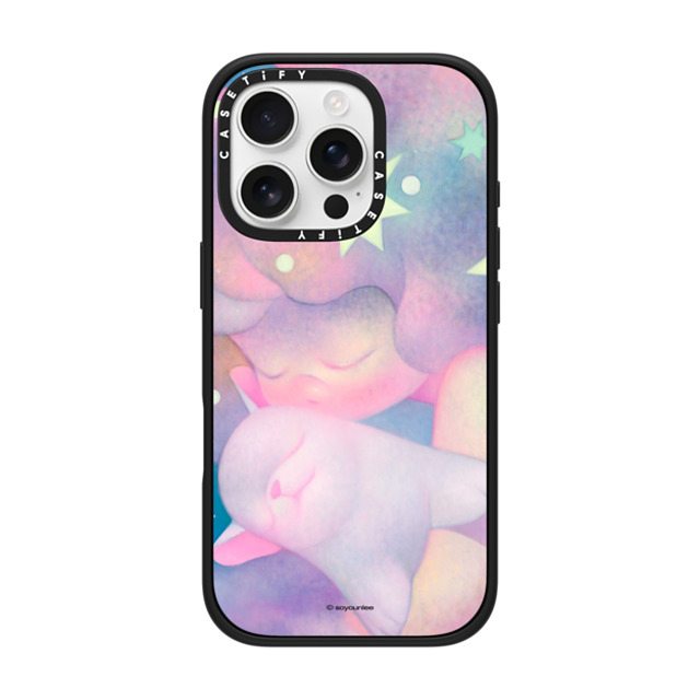 So Youn Lee x CASETiFY iPhone 16 Pro ケース マットブラック インパクトケース MagSafe対応 Solace