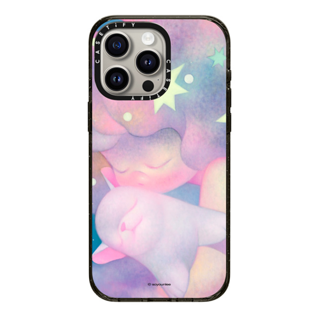 So Youn Lee x CASETiFY iPhone 15 Pro Max ケース ブラック インパクトケース Solace