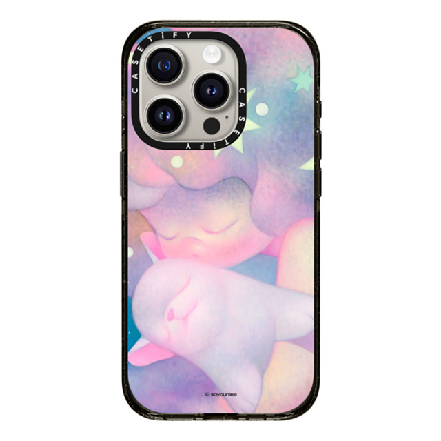 So Youn Lee x CASETiFY iPhone 15 Pro ケース ブラック インパクトケース Solace