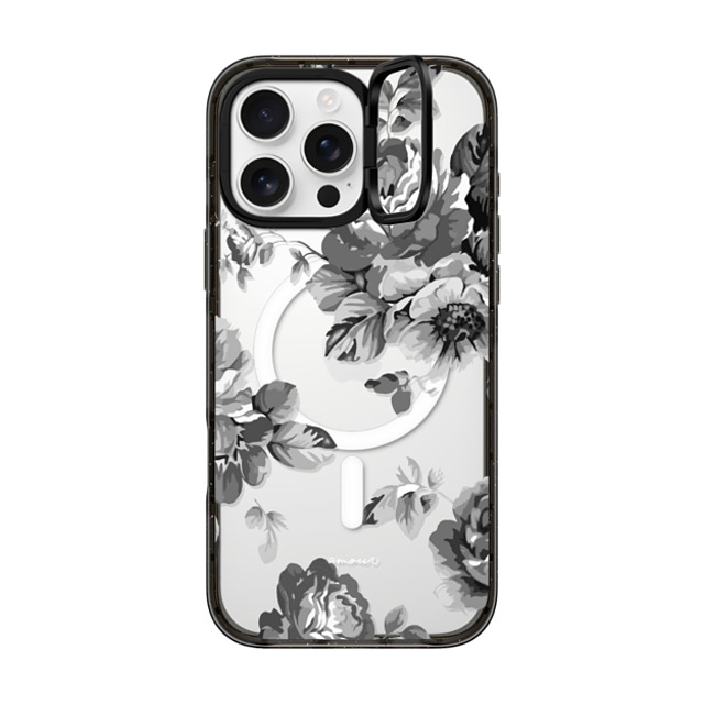 CASETiFY iPhone 16 Pro Max Case Black インパクトリングスタンドケース MagSafe対応 Floral フローラル Black Floral Amour iPhone 7 Monochrome Flowers Mother's Day CASETiFY iPhone 16 Pro Max Case Black インパクトリングスタンドケース MagSafe対応 Floral フローラル Black Floral Amour iPhone 7 Monochrome Flowers Mother's Day