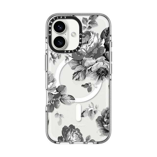 CASETiFY iPhone 16 Case Clear Clear Case MagSafe Compatible Floral フローラル Black Floral Amour iPhone 7 Monochrome Flowers Mother's Day CASETiFY iPhone 16 Case Clear Clear Case MagSafe Compatible Floral フローラル Black Floral Amour iPhone 7 Monochrome Flowers Mother's Day