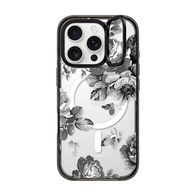 CASETiFY iPhone 16 Pro Case Black インパクトリングスタンドケース MagSafe対応 Floral フローラル Black Floral Amour iPhone 7 Monochrome Flowers Mother's Day CASETiFY iPhone 16 Pro Case Black インパクトリングスタンドケース MagSafe対応 Floral フローラル Black Floral Amour iPhone 7 Monochrome Flowers Mother's Day