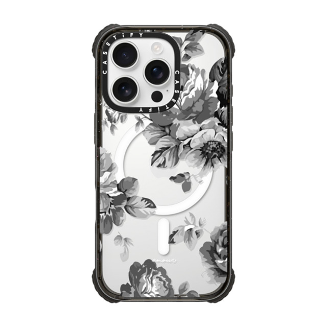 CASETiFY iPhone 16 Pro Case Black ウルトラ インパクトケース MagSafe 対応 Floral フローラル Black Floral Amour iPhone 7 Monochrome Flowers Mother's Day CASETiFY iPhone 16 Pro Case Black ウルトラ インパクトケース MagSafe 対応 Floral フローラル Black Floral Amour iPhone 7 Monochrome Flowers Mother's Day