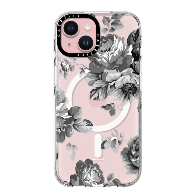 CASETiFY iPhone 15 Case Clear Clear Case MagSafe Compatible Floral フローラル Black Floral Amour iPhone 7 Monochrome Flowers Mother's Day CASETiFY iPhone 15 Case Clear Clear Case MagSafe Compatible Floral フローラル Black Floral Amour iPhone 7 Monochrome Flowers Mother's Day
