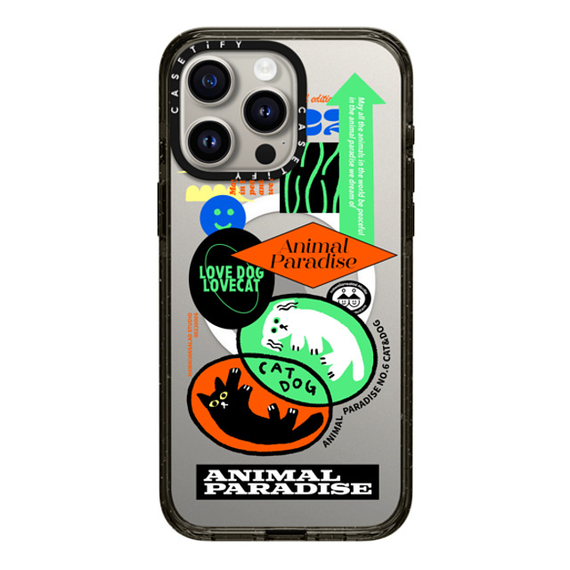HAWAIIANSALAD x CASETiFY iPhone 15 Pro Max Case Sticker,Cat Black Impact Case MagSafe Compatible Animal Paradise no.6 cat & dog Mother's Day HAWAIIANSALAD x CASETiFY iPhone 15 Pro Max Case Sticker,Cat Black Impact Case MagSafe Compatible Animal Paradise no.6 cat & dog Mother's Day