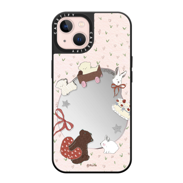 CASETiFY iPhone 13 ケース Silver on Black ミラーケース MagSafe対応 Love Train roria li Father's Day CASETiFY iPhone 13 ケース Silver on Black ミラーケース MagSafe対応 Love Train roria li Father's Day