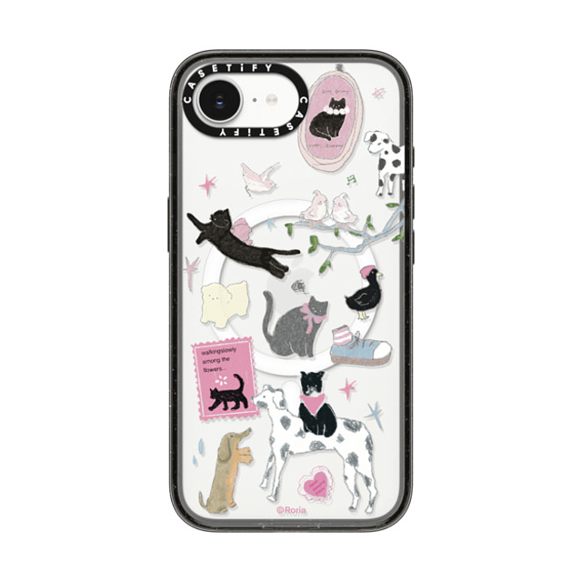 CASETiFY iPhone 16e Case Black Impact Case MagSafe Compatible Black Cat's Room roria li Back to School CASETiFY iPhone 16e Case Black Impact Case MagSafe Compatible Black Cat's Room roria li Back to School
