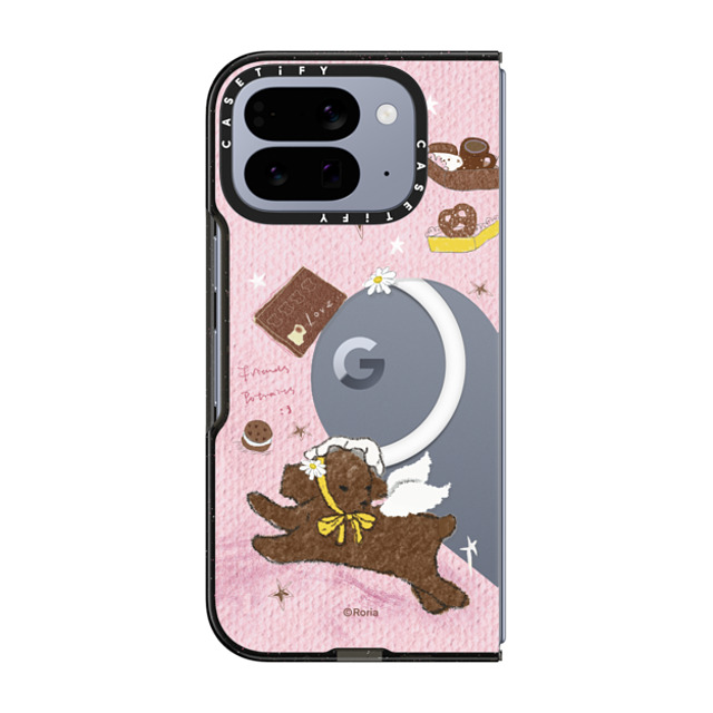 CASETiFY Pixel 10 Pro Fold Case Black Impact Magnetic Case Cookie roria li