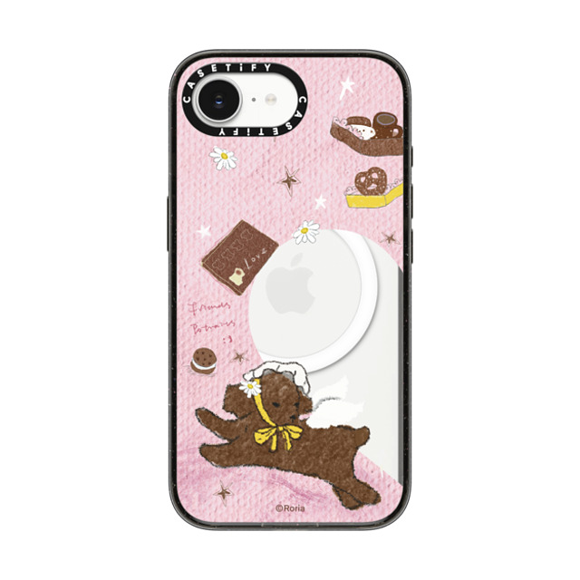 CASETiFY iPhone 16e ケース ブラック インパクトケース MagSafe対応 Cookie roria li Back to School CASETiFY iPhone 16e ケース ブラック インパクトケース MagSafe対応 Cookie roria li Back to School