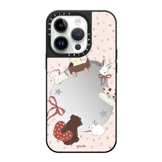 CASETiFY iPhone 14 Pro Case Silver on Black ミラーケース MagSafe対応 Love Train roria li CASETiFY iPhone 14 Pro Case Silver on Black ミラーケース MagSafe対応 Love Train roria li