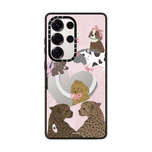 CASETiFY Galaxy S25 Ultra Case ブラック マグネット式 インパクトケース Cheetah with Cat roria li New iPhone CASETiFY Galaxy S25 Ultra Case ブラック マグネット式 インパクトケース Cheetah with Cat roria li New iPhone