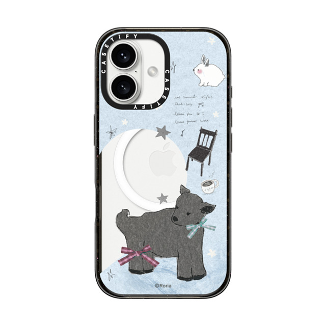 CASETiFY iPhone 16 ケース ブラック インパクトケース MagSafe対応 Coffee roria li