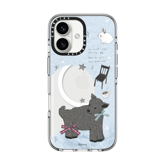 CASETiFY iPhone 16 ケース クリア クリア ケース MagSafe対応 Coffee roria li