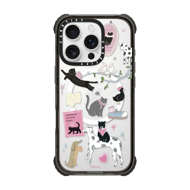 CASETiFY iPhone 16 Pro Case Black ウルトラ インパクトケース MagSafe 対応 Black Cat's Room roria li CASETiFY iPhone 16 Pro Case Black ウルトラ インパクトケース MagSafe 対応 Black Cat's Room roria li