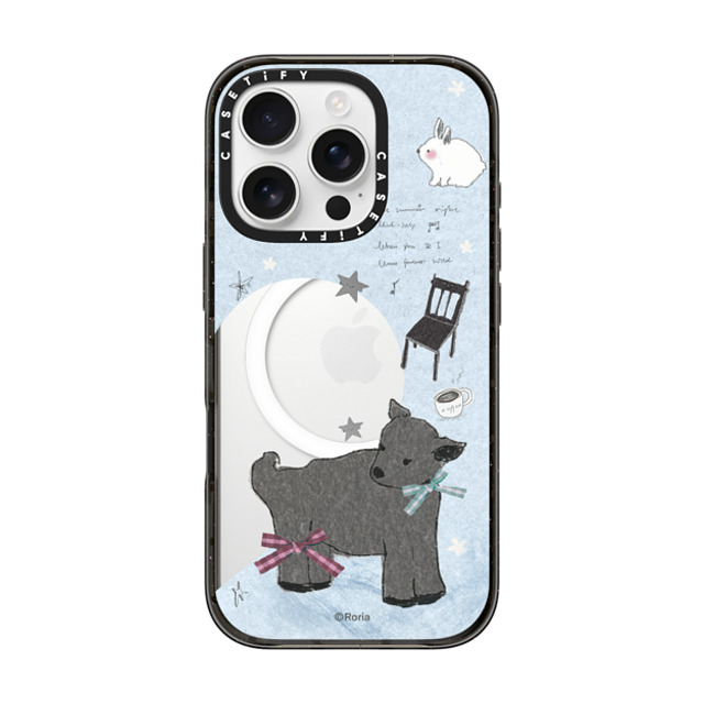 CASETiFY iPhone 16 Pro ケース ブラック インパクトケース MagSafe対応 Coffee roria li