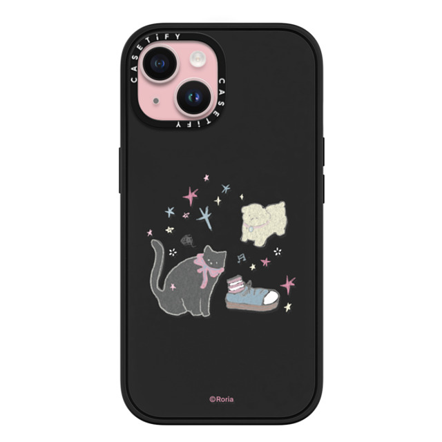 CASETiFY iPhone 15 ケース マットブラック インパクトケース MagSafe対応 Starry Tales roria li