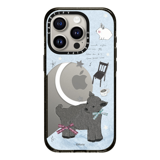CASETiFY iPhone 15 Pro ケース ブラック インパクトケース MagSafe対応 Coffee roria li