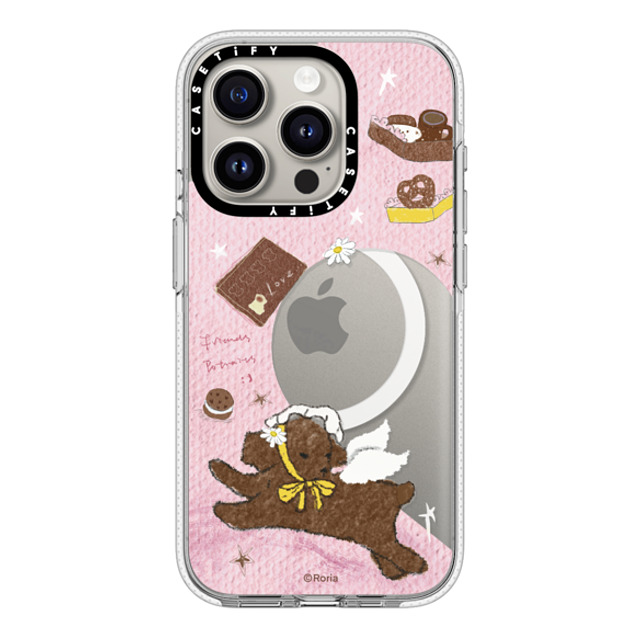 CASETiFY iPhone 15 Pro ケース クリア クリア ケース MagSafe対応 Cookie roria li