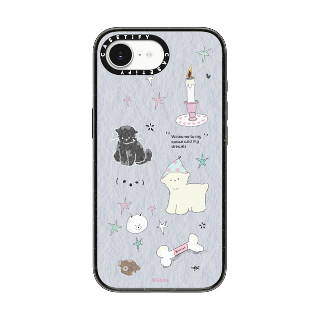 CASETiFY iPhone 16e Case Black Impact Case MagSafe Compatible Welcome to My Space roria li Back to School CASETiFY iPhone 16e Case Black Impact Case MagSafe Compatible Welcome to My Space roria li Back to School