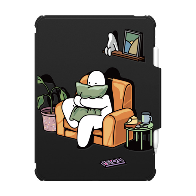 "Mr. Donothing x CASETiFY iPad Pro 11" (M4) Cartoon,Minimalism ブラック インパクト フォリオ ケース Horror movie Back to School" "Mr. Donothing x CASETiFY iPad Pro 11" (M4) Cartoon,Minimalism ブラック インパクト フォリオ ケース Horror movie Back to School"
