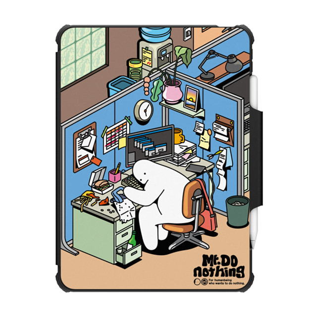 Mr. Donothing x CASETiFY iPad Air (第4/5世代) ブラック インパクト フォリオ ケース Work hour Back to School Mr. Donothing x CASETiFY iPad Air (第4/5世代) ブラック インパクト フォリオ ケース Work hour Back to School