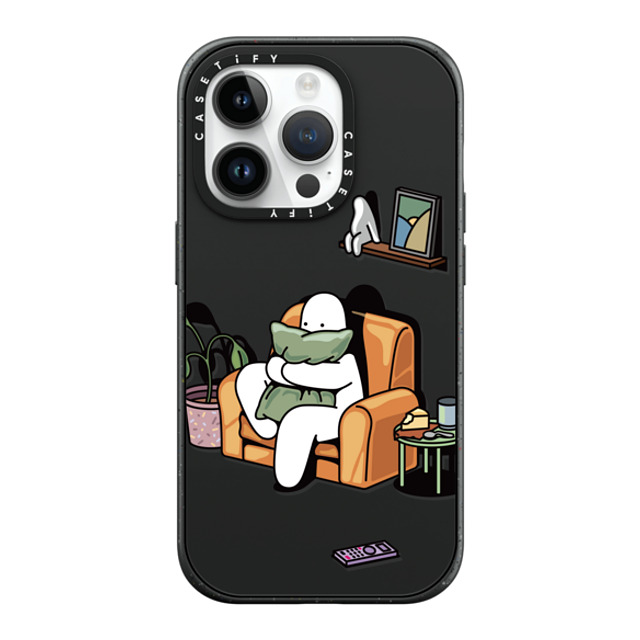 Mr. Donothing x CASETiFY iPhone 14 Pro ケース マットブラック インパクトケース MagSafe対応 Horror movie