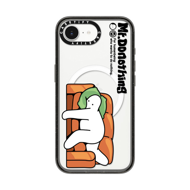 Mr. Donothing x CASETiFY iPhone 16e ケース ブラック インパクトケース MagSafe対応 Sofa Back to School Mr. Donothing x CASETiFY iPhone 16e ケース ブラック インパクトケース MagSafe対応 Sofa Back to School