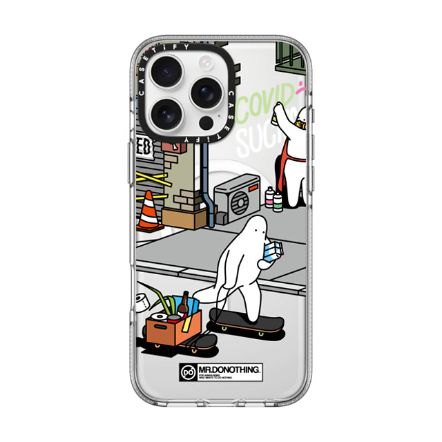 Mr. Donothing x CASETiFY iPhone 16 Pro Max ケース クリア クリア ケース MagSafe対応 MR. DONOTHING-SHOPPING