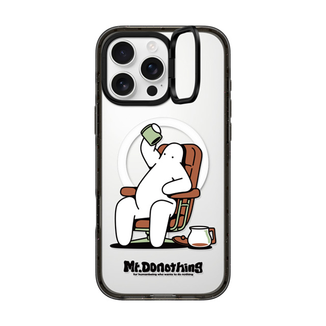 Mr. Donothing x CASETiFY iPhone 16 Pro Max Case Black インパクトリングスタンドケース MagSafe対応 Need cafeine Mr. Donothing x CASETiFY iPhone 16 Pro Max Case Black インパクトリングスタンドケース MagSafe対応 Need cafeine