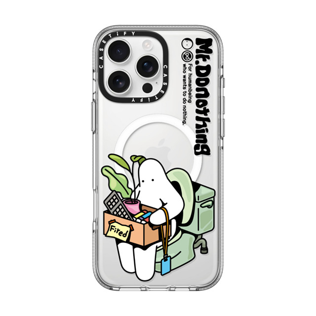 Mr. Donothing x CASETiFY iPhone 16 Pro Max Case クリア クリア ケース MagSafe対応 Fired Mother's Day Mr. Donothing x CASETiFY iPhone 16 Pro Max Case クリア クリア ケース MagSafe対応 Fired Mother's Day