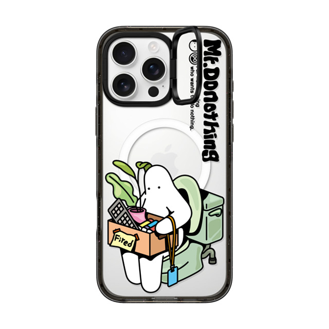 Mr. Donothing x CASETiFY iPhone 16 Pro Max Case Black インパクトリングスタンドケース MagSafe対応 Fired Mother's Day Mr. Donothing x CASETiFY iPhone 16 Pro Max Case Black インパクトリングスタンドケース MagSafe対応 Fired Mother's Day