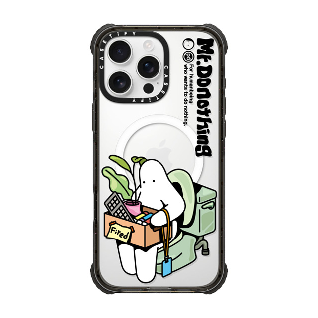 Mr. Donothing x CASETiFY iPhone 16 Pro Max Case Black ウルトラ インパクトケース MagSafe 対応 Fired Mother's Day Mr. Donothing x CASETiFY iPhone 16 Pro Max Case Black ウルトラ インパクトケース MagSafe 対応 Fired Mother's Day