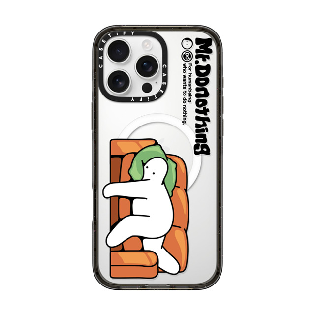 Mr. Donothing x CASETiFY iPhone 16 Pro Max Case ブラック インパクトケース MagSafe対応 Sofa Mother's Day Mr. Donothing x CASETiFY iPhone 16 Pro Max Case ブラック インパクトケース MagSafe対応 Sofa Mother's Day